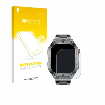 Face avant d’un emballage produit avec le logo de la marque upscreen. À côté, l’appareil Esfoe ZC-EF9-A 2.13