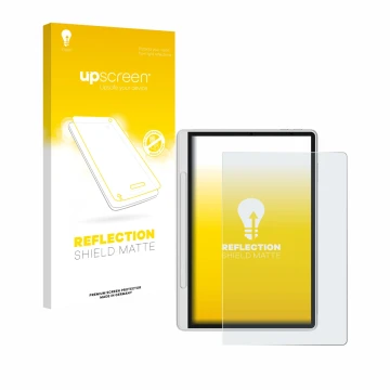 Face avant d’un emballage produit avec le logo de la marque upscreen. À côté, l’appareil XP-Pen Magic Note Pad est représenté 