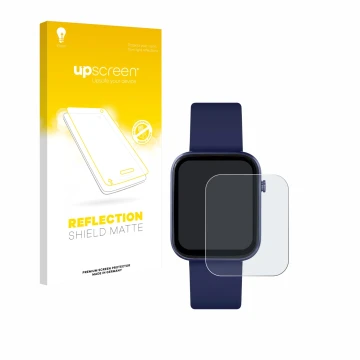 Face avant d’un emballage produit avec le logo de la marque upscreen. À côté, l’appareil Reflex Active Series 13 est représent