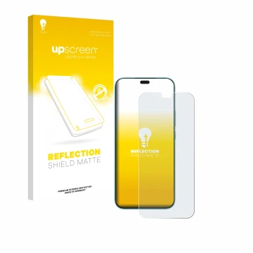 Face avant d’un emballage produit avec le logo de la marque upscreen. À côté, l’appareil Honor 400 Lite est représenté avec la