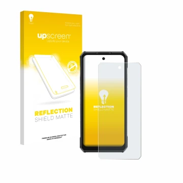 Face avant d’un emballage produit avec le logo de la marque upscreen. À côté, l’appareil Ulefone Armor 30 Pro est représenté a