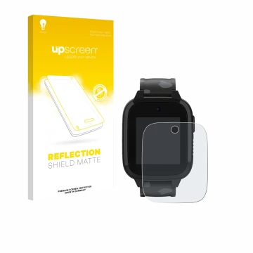 Face avant d’un emballage produit avec le logo de la marque upscreen. À côté, l’appareil Xplora XGO3 (2e Gen.) est représenté 