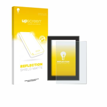 Face avant d’un emballage produit avec le logo de la marque upscreen. À côté, l’appareil Volvo S90 (2018–2024) est représenté 