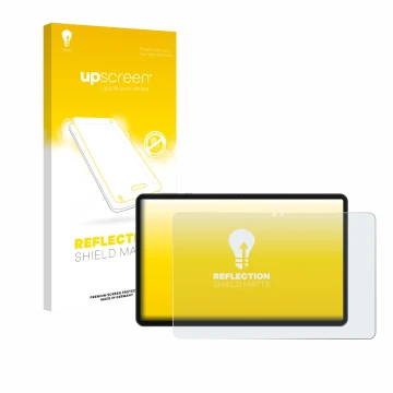 Face avant d’un emballage produit avec le logo de la marque upscreen. À côté, l’appareil Honor Pad X9a est représenté avec la 