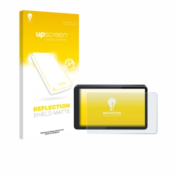 Face avant d’un emballage produit avec le logo de la marque upscreen. À côté, l’appareil CARabc DB601 est représenté avec la p