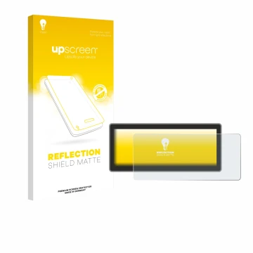 Face avant d’un emballage produit avec le logo de la marque upscreen. À côté, l’appareil RSNAV Series 5 (Audi B8 A4/S4/RS4/A5/