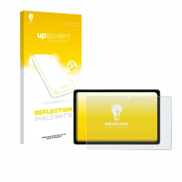 Face avant d’un emballage produit avec le logo de la marque upscreen. À côté, l’appareil ZTE Blade X10 II est représenté avec 