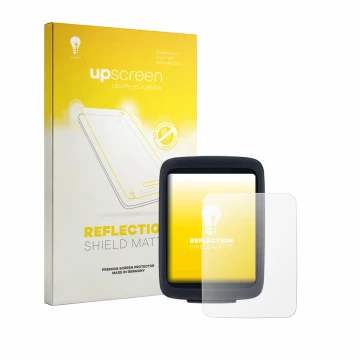 Face avant d’un emballage produit avec le logo de la marque upscreen. À côté, l’appareil Sigma BC 10.0 WR est représenté avec 