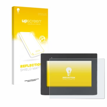 Face avant d’un emballage produit avec le logo de la marque upscreen. À côté, l’appareil Weintek cMT2078x est représenté avec 