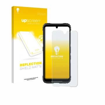 Face avant d’un emballage produit avec le logo de la marque upscreen. À côté, l’appareil Hammer Blade 5G est représenté avec l