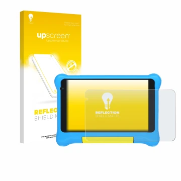 Face avant d’un emballage produit avec le logo de la marque upscreen. À côté, l’appareil Yicty YTYTK707 est représenté avec la