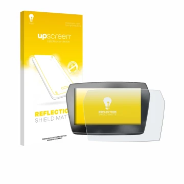 Face avant d’un emballage produit avec le logo de la marque upscreen. À côté, l’appareil Voge 625 2025 est représenté avec la 