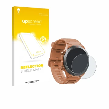 Face avant d’un emballage produit avec le logo de la marque upscreen. À côté, l’appareil Qecnato S10 1.39