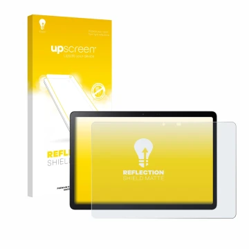 Face avant d’un emballage produit avec le logo de la marque upscreen. À côté, l’appareil Acer Iconia V11-11 est représenté ave