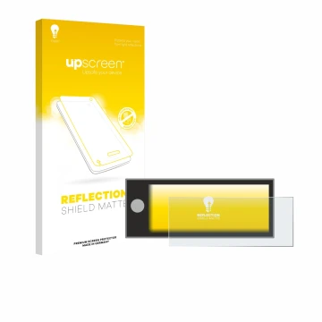 Face avant d’un emballage produit avec le logo de la marque upscreen. À côté, l’appareil Peugeot Expert 2025 est représenté av