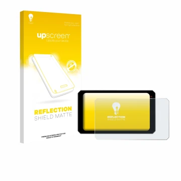 Face avant d’un emballage produit avec le logo de la marque upscreen. À côté, l’appareil Chigee AIO-6 Max est représenté avec 