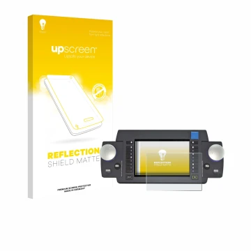 Face avant d’un emballage produit avec le logo de la marque upscreen. À côté, l’appareil ESU Ecos 50220 est représenté avec la