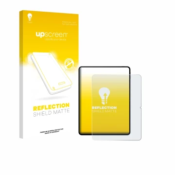 Face avant d’un emballage produit avec le logo de la marque upscreen. À côté, l’appareil Teclast Artpad Pro est représenté ave