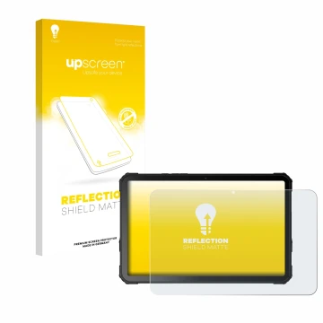 Face avant d’un emballage produit avec le logo de la marque upscreen. À côté, l’appareil Fossibot DT3 5G est représenté avec l