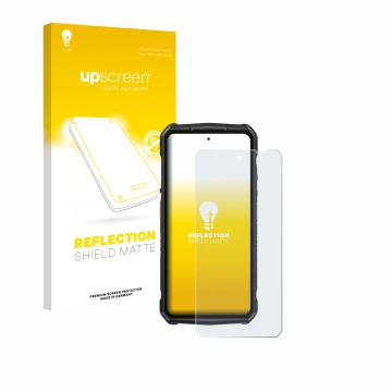 Face avant d’un emballage produit avec le logo de la marque upscreen. À côté, l’appareil Ulefone Armor 29 Ultra est représenté