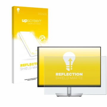 Face avant d’un emballage produit avec le logo de la marque upscreen. À côté, l’appareil Dell Pro 24 Plus P2425 est représenté