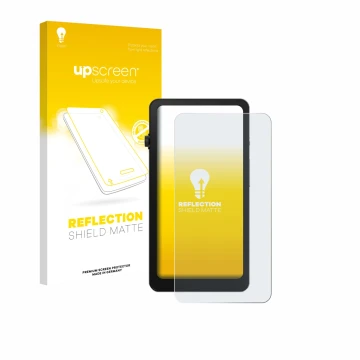 Face avant d’un emballage produit avec le logo de la marque upscreen. À côté, l’appareil DuRoBo Krono est représenté avec la p