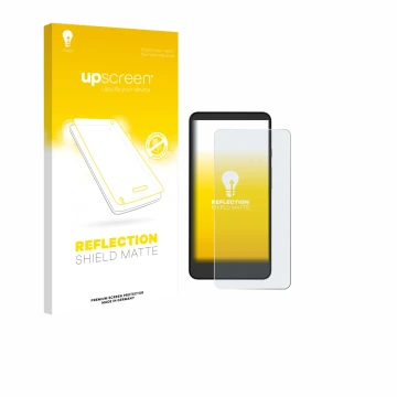 Face avant d’un emballage produit avec le logo de la marque upscreen. À côté, l’appareil Xiaomi Moaan InkPalm Mini Plus 2 est 