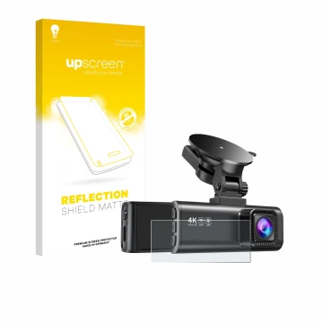 Face avant d’un emballage produit avec le logo de la marque upscreen. À côté, l’appareil Redtiger F7NP est représenté avec la 