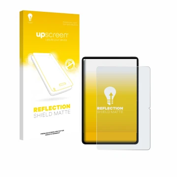 Face avant d’un emballage produit avec le logo de la marque upscreen. À côté, l’appareil Xiaomi Redmi Pad 2 Pro est représenté