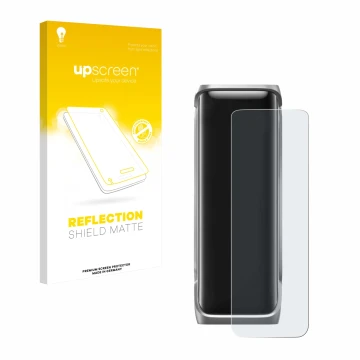 Face avant d’un emballage produit avec le logo de la marque upscreen. À côté, l’appareil EcoFlow Rapid Pro X est représenté av