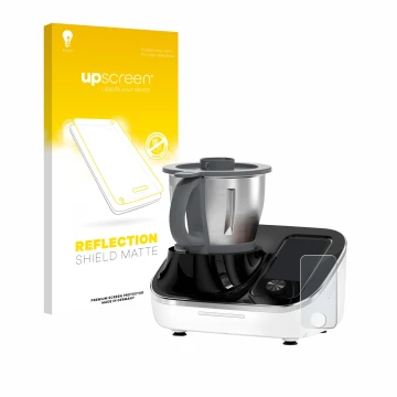 Face avant d’un emballage produit avec le logo de la marque upscreen. À côté, l’appareil TOKIT Omni Cook C2 est représenté ave