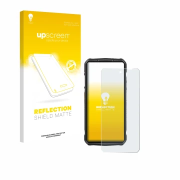 Face avant d’un emballage produit avec le logo de la marque upscreen. À côté, l’appareil Ulefone 29 pro est représenté avec la