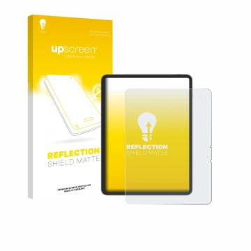 Face avant d’un emballage produit avec le logo de la marque upscreen. À côté, l’appareil Blackview Link 8 est représenté avec 