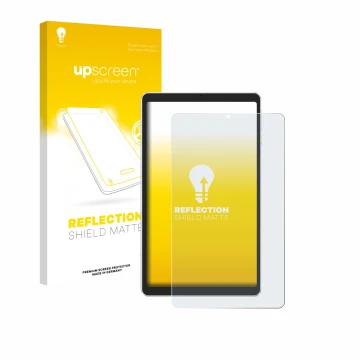 Face avant d’un emballage produit avec le logo de la marque upscreen. À côté, l’appareil Ulefone Tab A9 Pro est représenté ave