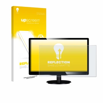 Face avant d’un emballage produit avec le logo de la marque upscreen. À côté, l’appareil Philips 200V4QSBR/00 est représenté a