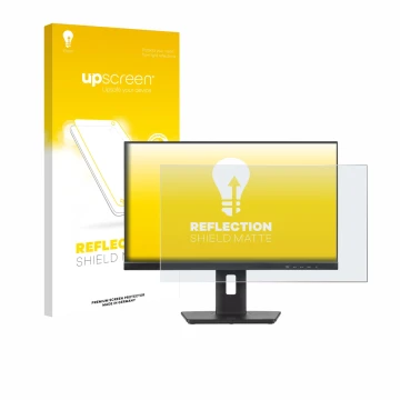 Face avant d’un emballage produit avec le logo de la marque upscreen. À côté, l’appareil Iiyama ProLite XUB2493HS-B6 est repré