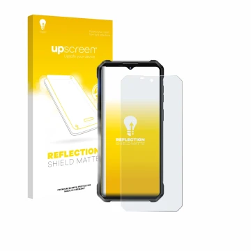 Face avant d’un emballage produit avec le logo de la marque upscreen. À côté, l’appareil Oukitel WP53 Pro est représenté avec 