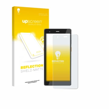 Face avant d’un emballage produit avec le logo de la marque upscreen. À côté, l’appareil Scorpion 6X V2 est représenté avec la