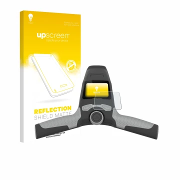 Face avant d’un emballage produit avec le logo de la marque upscreen. À côté, l’appareil PowaKaddy FW5s est représenté avec la