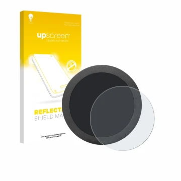 Face avant d’un emballage produit avec le logo de la marque upscreen. À côté, l’appareil Elecrow Display 2.8