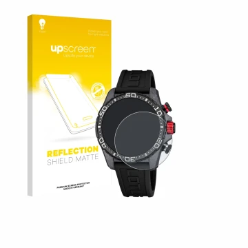 Face avant d’un emballage produit avec le logo de la marque upscreen. À côté, l’appareil Lotus Connected 20000/4 (45 mm) est r