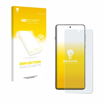Face avant d’un emballage produit avec le logo de la marque upscreen. À côté, l’appareil Oppo Find X8 Ultra est représenté ave
