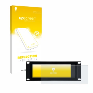 Face avant d’un emballage produit avec le logo de la marque upscreen. À côté, l’appareil GeeekPi DP-0059 7.84
