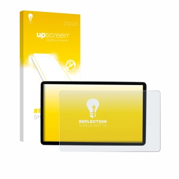 Face avant d’un emballage produit avec le logo de la marque upscreen. À côté, l’appareil MG S5 EV 12.8