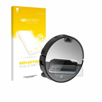 Face avant d’un emballage produit avec le logo de la marque upscreen. À côté, l’appareil Roborock Saros Z70 est représenté ave