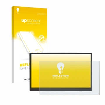 Face avant d’un emballage produit avec le logo de la marque upscreen. À côté, l’appareil Acer PM191QEbmiuux est représenté ave