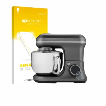 Face avant d’un emballage produit avec le logo de la marque upscreen. À côté, l’appareil MEDION MD 18420 est représenté avec l