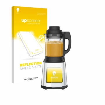 Face avant d’un emballage produit avec le logo de la marque upscreen. À côté, l’appareil Moulinex LM83SD10 est représenté avec