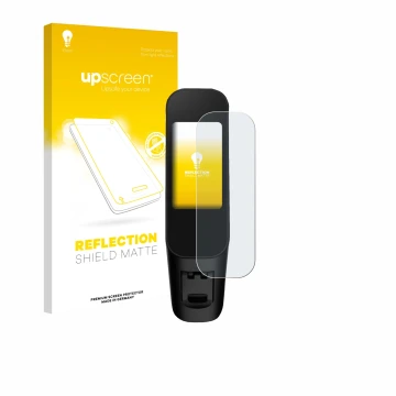 Face avant d’un emballage produit avec le logo de la marque upscreen. À côté, l’appareil Xiaomi Electric Scooter 6 Max est rep