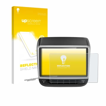 Face avant d’un emballage produit avec le logo de la marque upscreen. À côté, l’appareil Tlyard T10 est représenté avec la pro